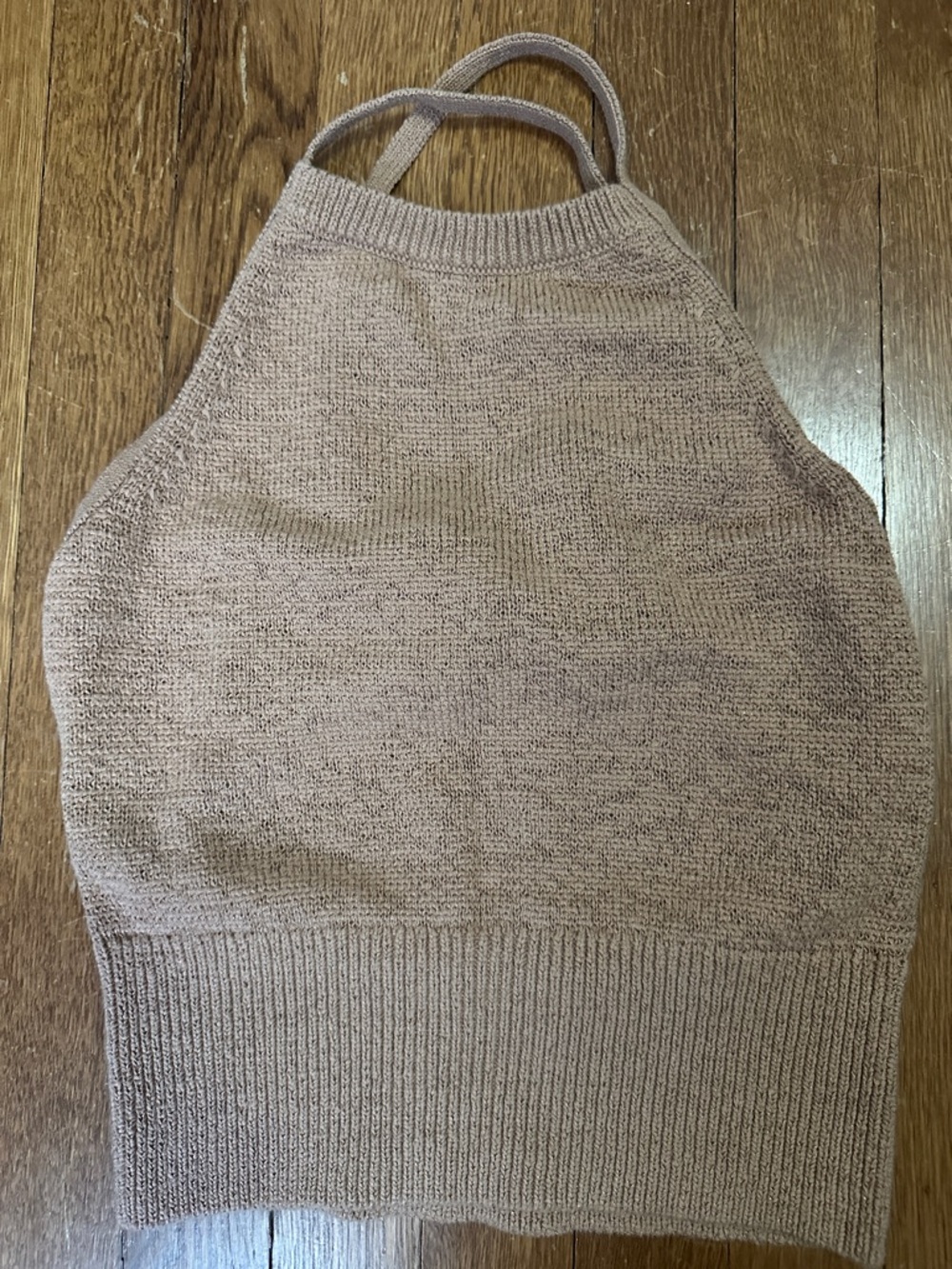 Knit Halter Crop Top